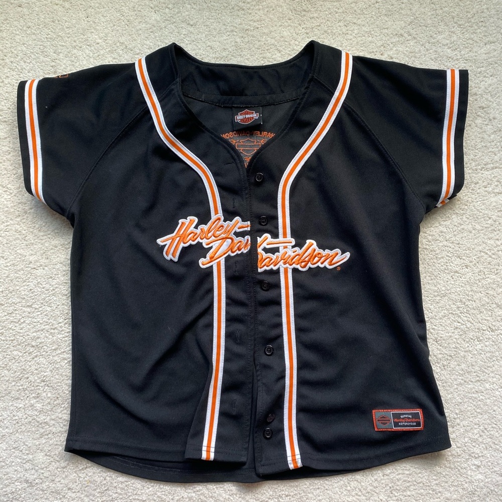 Harley Davidson Front Button Jersey